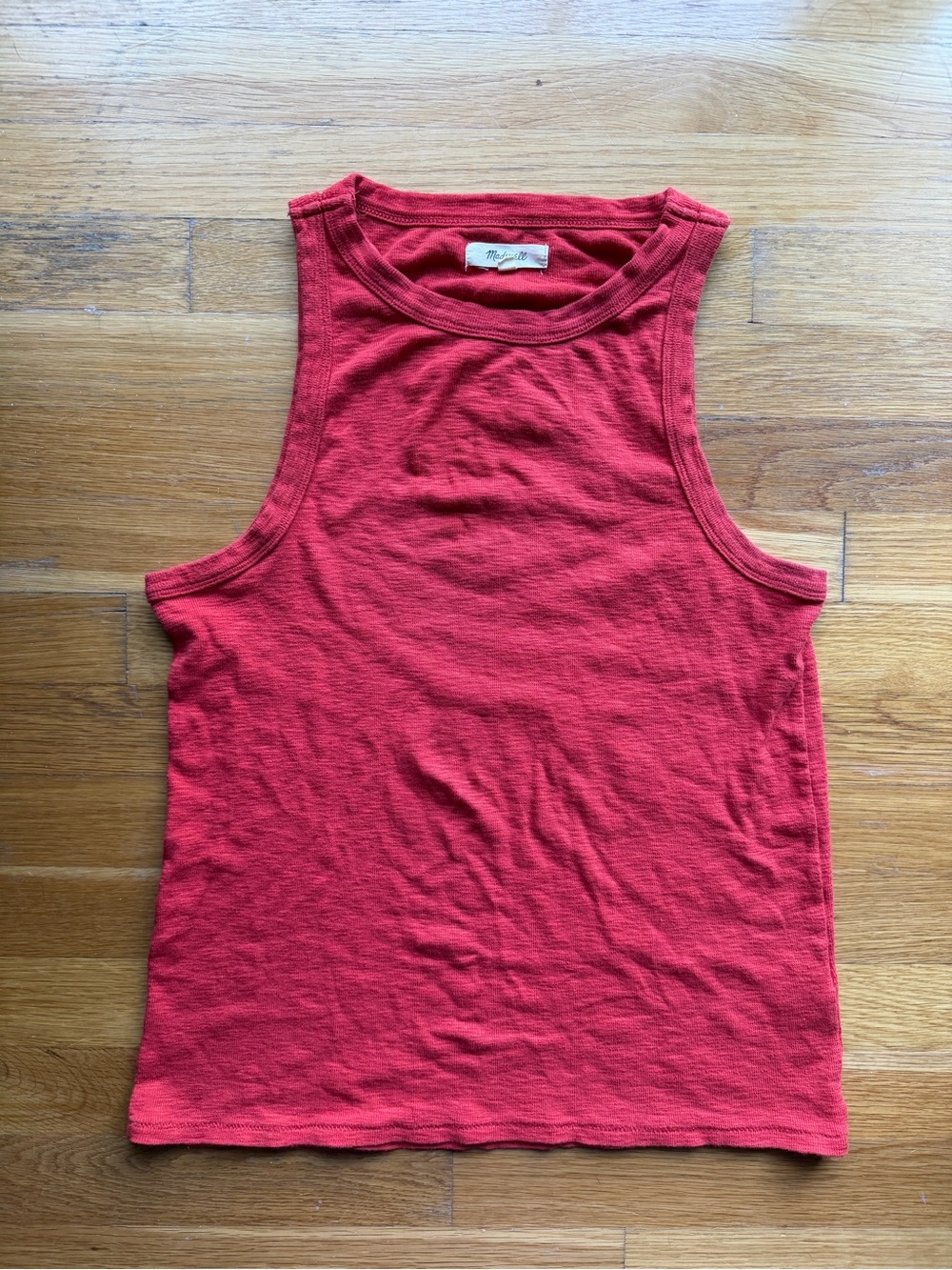 Madewell Red Tank Top - Size Medium